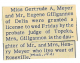 Marriage- Meyer, Gertrude-Gillgannon, Eugene